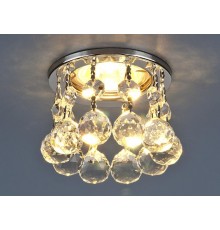 Светильник точечный встраиваемый 2051 MR16 CH/CL хром/прозрачный  a030708  Elektrostandard