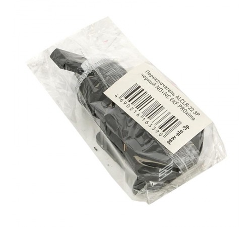 Переключатель  АLСLR-22 3P черный NO+NC EKF EKF PROxima  psw-alc-3p  EKF