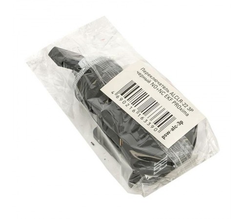 Переключатель  АLСLR-22 3P черный NO+NC EKF EKF PROxima  psw-alc-3p  EKF