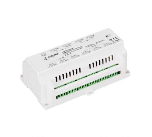 Сплиттер SMART-DMX512-306-72-DIN (12-48V, 2-in, 6-out, RS-485) (IARL, IP20 Металл, 5 лет)  038937  Arlight