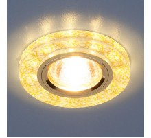 Светильник точечный встраиваемый 8371 MR16 WH/GD белый/золото  a031514  Elektrostandard