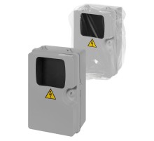 Щит учета ЩУ-П-1ф/3ф (360х225х155) пластик, монтажная панель IP54   SQ0906-0304  TDM