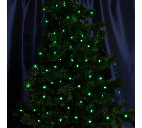 Светодиодная гирлянда CL05 линейная 10м +1.5м 230V зеленый c питанием от сети  32306  Feron