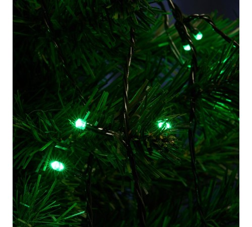 Светодиодная гирлянда CL05 линейная 10м +1.5м 230V зеленый c питанием от сети  32306  Feron