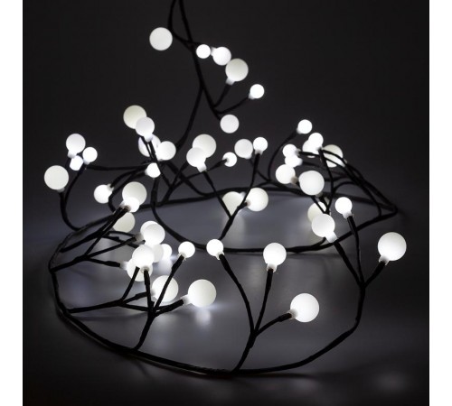 Гирлянда световая  Жемчуг, 2,4 м, ЕNIG - 24  , постоянное свечение, теплый белый, IP20  Б0051870  ЭРА