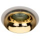 Cветильник встраиваемый декоративный KL103 WH/GD MR16 GU5.3 белый золото  Б0056351  ЭРА