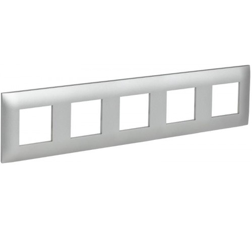 SKANDY Рамка 5-местная SK-F05S серебряный  SK-M52-K23  IEK