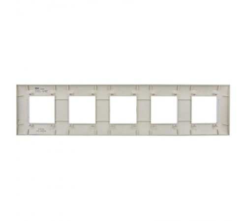 SKANDY Рамка 5-местная SK-F05S серебряный  SK-M52-K23  IEK