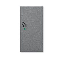 ABB Levit Сталь Клавиша 2-ая правая с символом светорегулятора free@home  6220H-A02204 69  2CHH622204A4069  ABB