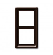 Рамка 2-постовая, серия Allwetter 44, цвет коричневый  1730-0-0277   2CKA001730A0277  ABB