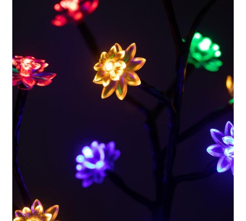 Садовый светильник Сакура ERASF22-60 на солнечной батарее, 16LED, 32 см  Б0057655  ЭРА