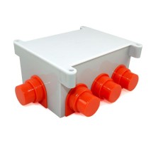 Коробка распределительная для заливки бетоном безгалогенная (HF) 118х76х60 (68 шт/кор) IP44  80-0890  Промрукав