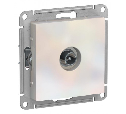 AtlasDesign Жемчуг Розетка TV проходная 4DB, механизм  ATN000492  SE