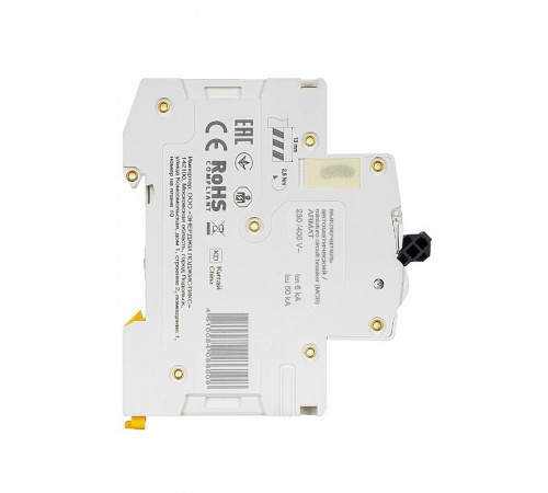 Выключатель автоматический двухполюсный M06N 2P C 4А 6кА ARMAT  AR-M06N-2-C004  IEK