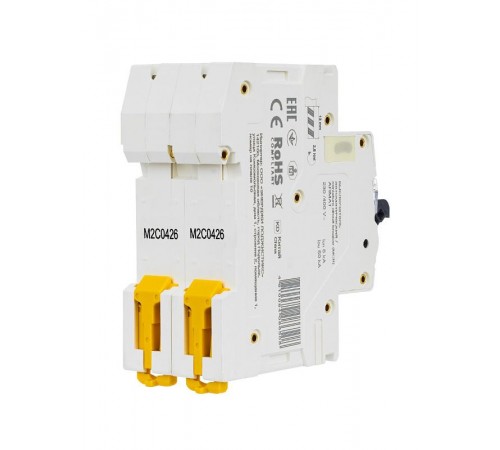 Выключатель автоматический двухполюсный M06N 2P C 4А 6кА ARMAT  AR-M06N-2-C004  IEK