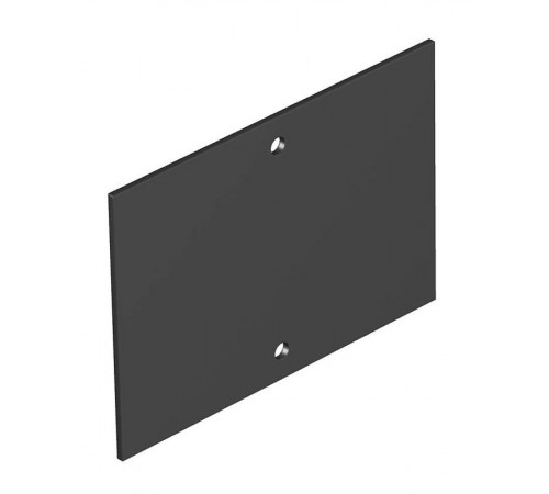 Крышка глухая для напольного бокса Telitank 110x77 мм (ПВХ,черный) (T4B P0S2 9011)  7408228  OBO Bettermann