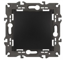 14-1101-05 Выключатель, 10АХ-250В, IP20, Эра Elegance, антрацит  Б0034212  ЭРА