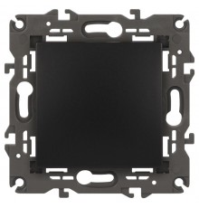 14-1101-05 Выключатель, 10АХ-250В, IP20, Эра Elegance, антрацит  Б0034212  ЭРА