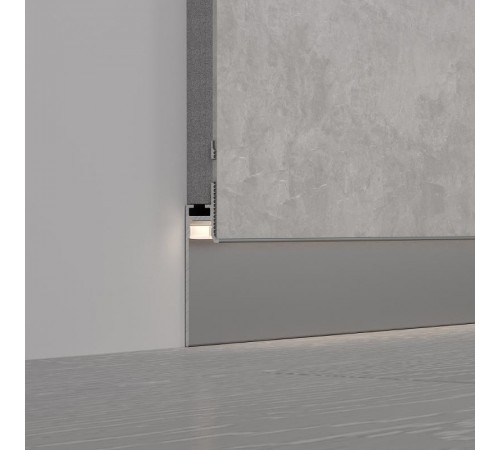 Профиль PLINTUS-FANTOM-H35-2000 ANOD (Arlight, Алюминий)  048687  Arlight