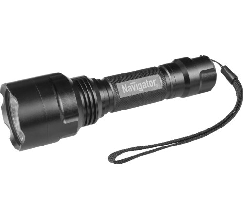 Фонарь универсальный NPT-P03-18650 алюм. проф. 1 CREE LEDx10Вт. Акк. 3.7В 2А  71583  Navigator