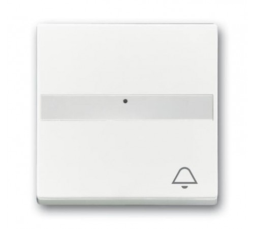 Клавиша для механизма 1-клавишного выключателя, поле для надписи, световод, ""ЗВОНОК"" Future/Axcent/Carat/Династия, альп. белый"  2CKA001731A4002 