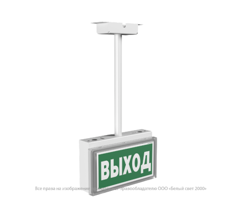 Световой указатель аварийного освещения BS-BRIZ-81-S1-INEXI3-MSS3  a15823  Белый свет