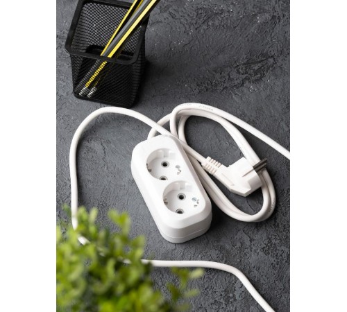 Удлинитель "Эксперт"  2 гнезда 3 метра 16А/3,5кВт с заземлением ПВС 3х1 EKF PROxima  UBA16-310-2-03  EKF