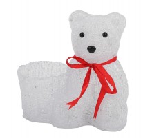 Фигура светодиодная  Медвежонок с корзинкой, 3АА  ENIOF - 12   (12/48)  Б0047974  ЭРА