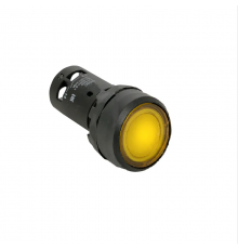 Кнопка с фиксацией с подсветкой OptiSignal Compact D22 C7-PHL-M501 желтая 1НЗ 230 В AC XB7NJ05M2  362122  КЭАЗ