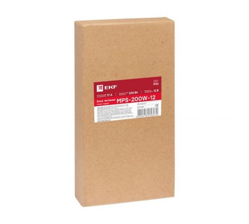 Блок питания 12В MPS-200W-12 Proxima  mps-200w-12  EKF