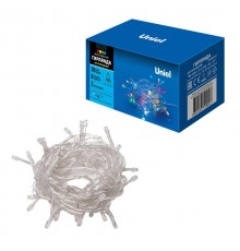 Гирлянда светодиодная  с контроллером  ULD-S0500-050/DTA MULTI IP20   5м. 50 диодов. мультиколор. шнур прозр..  UL-00005250  Uniel