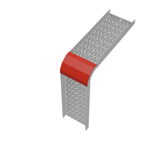 Крышка внеш. верт. угла 90 гр. 400 мм "ПЛЮС" HD  KVLplus90-400 HD   КМ-профиль
