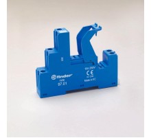 Розетка с винтовыми клеммами (с зажимной клетью) для реле 46.61; применяются модули 86.30, 99.02;  9701SPA  Finder