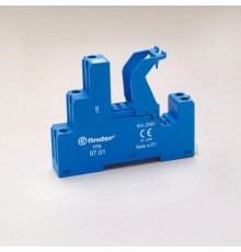 Розетка с винтовыми клеммами (с зажимной клетью) для реле 46.61; применяются модули 86.30, 99.02;  97017SMA  Finder