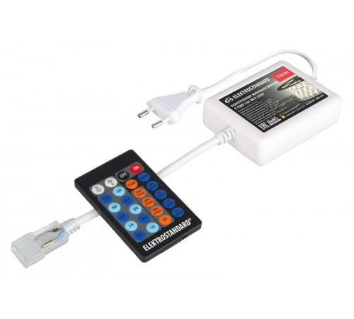 Контроллер одноцветный с радио пультом (24 кнопки) LSC 002 220V 3,5A 720W IP44  a035332  Elektrostandard