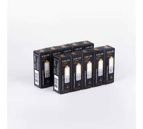 Лампа светодиодная LED 3,5Вт G9 AC220-240В 3000К Glass  107809103  Gauss