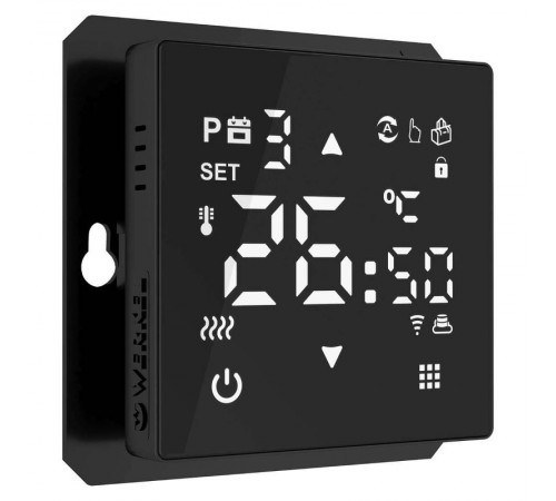 WERKEL W1151208 Сенсорный терморегулятор для теплого пола черный a056754 Werkel