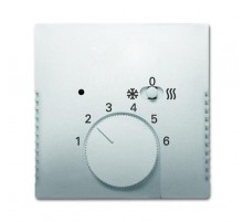 Плата центральная (накладка) для механизма терморегулятора 1099 UHKEA, серия pure/сталь  2CKA001710A4050  ABB