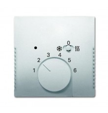 Плата центральная (накладка) для механизма терморегулятора 1099 UHKEA, серия pure/сталь  2CKA001710A4050  ABB