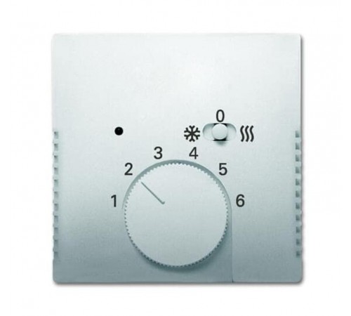 Плата центральная (накладка) для механизма терморегулятора 1099 UHKEA, серия pure/сталь  2CKA001710A4050  ABB