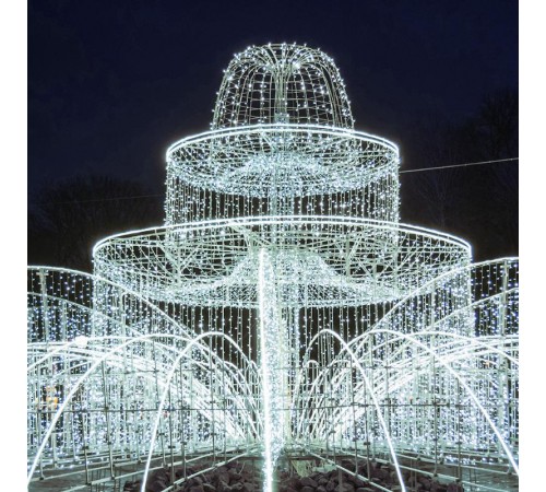 Светодиодная гирлянда ARD-STRING-CLASSIC-10000-WHITE-100LED-FLASH WHITE (230V, 7W)  025812  Arlight