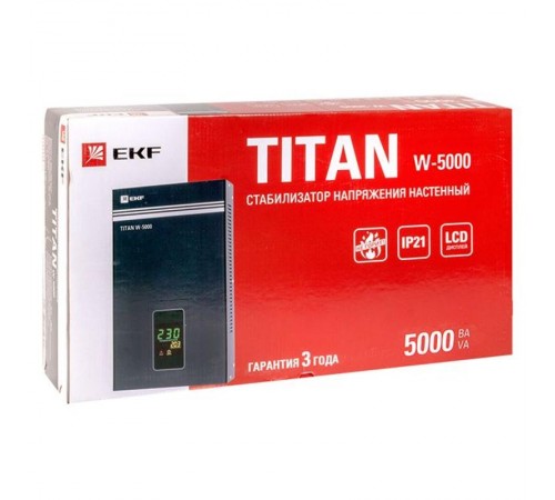 Стабилизатор напряжения настенный 5 кВт EKF PROxima  stab-w-5000  EKF