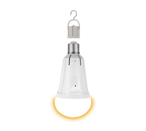 Лампа светодиодная A80 12W 900lm 3000K Е27 авар. с Li-Ion аккумулятором  102002112  Gauss