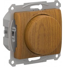 Glossa Дерево Дуб Светорегулятор (диммер) повор-нажим LED RC 400Вт механизм  GSL000523  SE