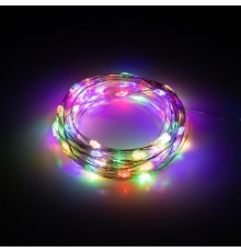 Гирлянда светодиодная серия  Holiday INNR-02M нить мультиколор 10 м 100 microled IP20 3AA  Б0060442  Intro