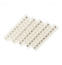 Маркеры для JXB-ST 1,5 с нумерацией 1-50 (100 шт.) EKF PROxima  zb-st-1.5-1-50  EKF