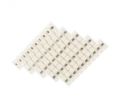 Маркеры для JXB-ST 1,5 с нумерацией 1-50 (100 шт.) EKF PROxima  zb-st-1.5-1-50  EKF