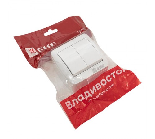 Владивосток Выключатель 2-кл. 10А IP54 сер. EKF PROxima  EQR16-023-30-54  EKF