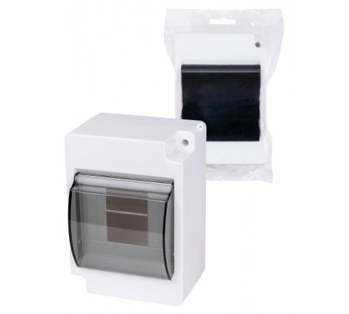 Бокс пластиковый навесной КМПн-2/4 для наружной установки с п/прозрачной крышкой, IP30, (ВхШхГ) 140х97х80мм НАРОДНЫЙ  SQ0907-0602  TDM