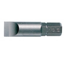 Бита специальная плоская шлицевая серия Industrial SL8,0х1,6 длина 32мм посадка С8 5/16", 10шт  07081410  Felo
